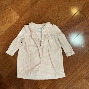 Ralph Lauren Baby Pink Velour Dress Size 9M